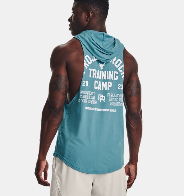 Under Armour Men's Project Rock Training Sleeveless Hoodie